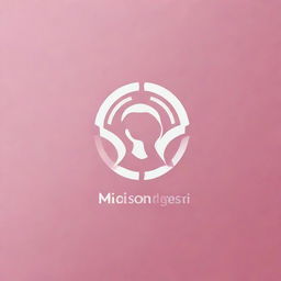 Design a novel, professional and medical-themed logo for 'MidVision.ai'. Incorporate symbols relating to female breast cancer, combined with elements of technology and vision. Include the tagline 'Life Beyond Hope'.