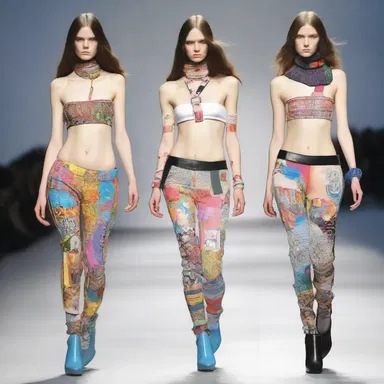 The oddity of the designer's clothing line attracted the attention of fashion enthusiasts.