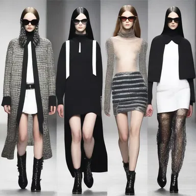 The oddity of the designer's clothing line attracted the attention of fashion enthusiasts.