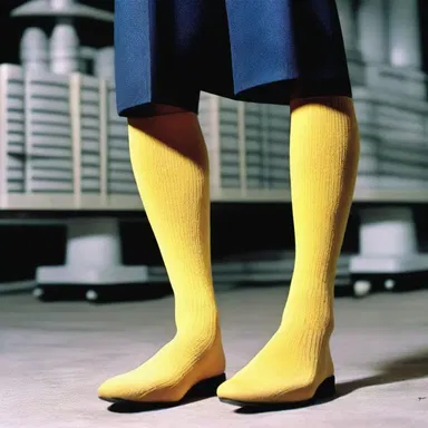 The science fiction novel portrayed a future society where wearing mismatched socks was considered an oddity.