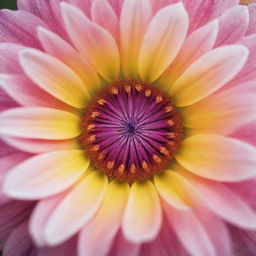 A vibrant, detailed close-up image of a blooming flower bathed in soft daylight.