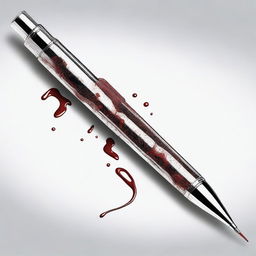 A high-definition digital art image presents a unique fusion of a writing pen and a surgical blade