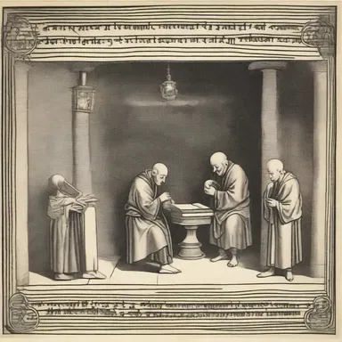 During the Middle Ages, the devout monks played a crucial role in preserving ancient manuscripts and knowledge.