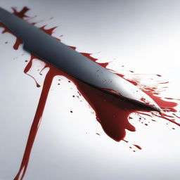 A high-resolution digital art image vividly portraying a surgical blade