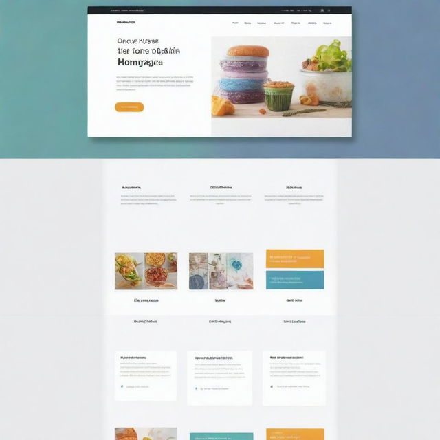 Design a clean, user-friendly homepage for a website. The main focus should be two interactive boxes, each offering a different choice for the user. Pay attention to balance, readability, and color scheme.