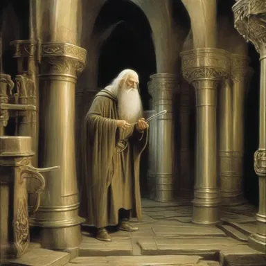 In the fantasy novel 'The Lord of the Rings', the protagonist encounters a wise pipe fitter who guides him through a labyrinth of enchanted pipelines.