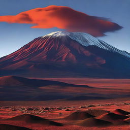 A high-quality digital art image showcasing the majestic Kibo and Mawenzi peaks of Kilimanjaro