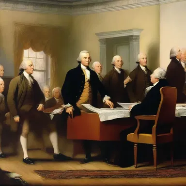 During the signing of the Declaration of Independence, the founding fathers took a plight to defend liberty and establish a new nation.