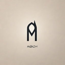 Design a modern and minimalist logo with the name 'maazh' incorporated into the design.