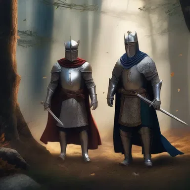 In the fantastical realm, the brave knight and the wise wizard would plight to protect the kingdom from the forces of darkness until their last breath.