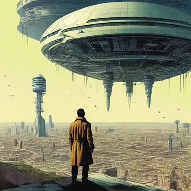 In the science fiction novel, the protagonist would plight to uncover the truth behind the government's elaborate conspiracy and restore freedom to the oppressed population.