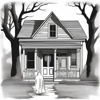 In the eleventh hour, the protagonist finally realized the true identity of the ghost haunting their house.