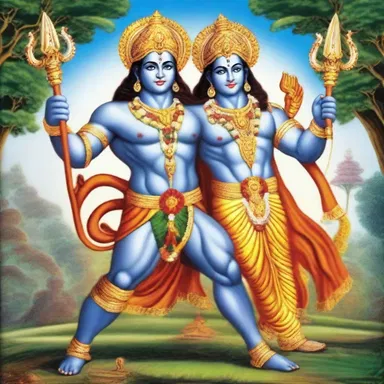 According to Hindu religious texts, the dative bond between Lord Rama and his devoted disciple Hanuman was so strong that it enabled Hanuman to perform extraordinary feats and assist Rama in his quest to rescue his wife Sita from the demon king Ravana.