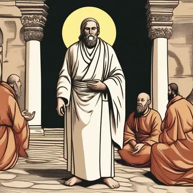 In the religious parable, the protagonist butts against their own doubts and insecurities before finding enlightenment.