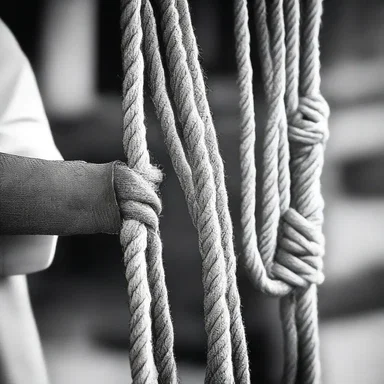 In many religious ceremonies, ropes are used to symbolize unity and connection with the divine.