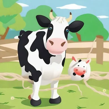 Why did the cow bring a rope to the party? Because it wanted to be a moooo-ver and shaker!