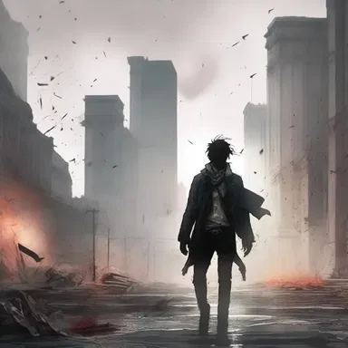 The protagonist's emotions were so intense that even the chaos around them left their heart unstirred.