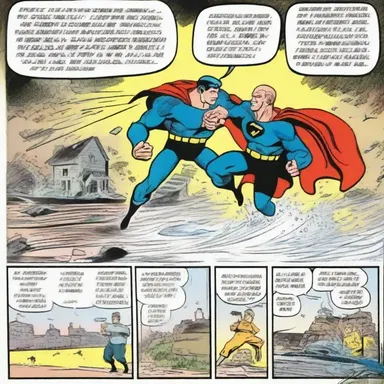 In the comic strip, the character used their superpower to take a coup d'oeil into the future and prevent a disaster.