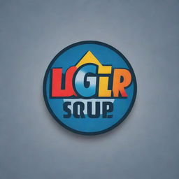 Create a unique, inspiring team logo with the text 'LOSERS GROUP'. The design should incorporate elements of unity, strength, and positivity. Use bold colors to make it stand out.