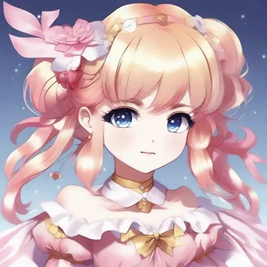 The artist depicted the magical girl characters with eyes that were large and grapelike, adding to their charming and distinctive look.