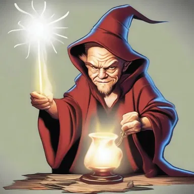 The sorcerer's apprentice was constantly deprecating his own magical abilities.