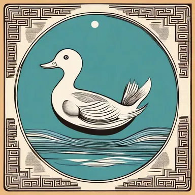 In the mythological tales of ancient civilization, the fish duck was revered as a sacred creature, symbolizing purity and divine intervention.