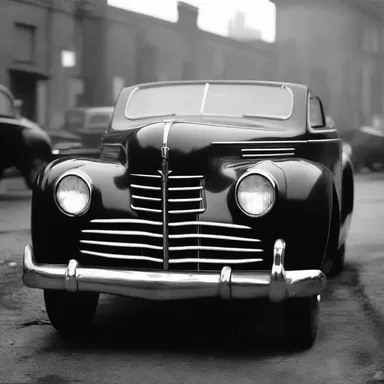 During the World War II blackout, the candlepower of the headlights on cars was limited to avoid being spotted by enemy aircraft.