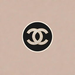 Create a professional and elegant logo for a 'Chanel' themed YouTube book channel. The logo should incorporate elements related to books and the timeless fashion icon, Chanel.