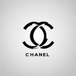 Create a professional and elegant logo for a 'Chanel' themed YouTube book channel. The logo should incorporate elements related to books and the timeless fashion icon, Chanel.