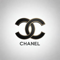 Create a professional and elegant logo for a 'Chanel' themed YouTube book channel. The logo should incorporate elements related to books and the timeless fashion icon, Chanel.