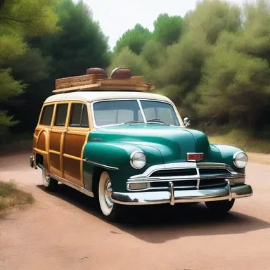 In the movie, the main character drives a classic station wagon that becomes a symbol of their free-spirited and adventurous personality.