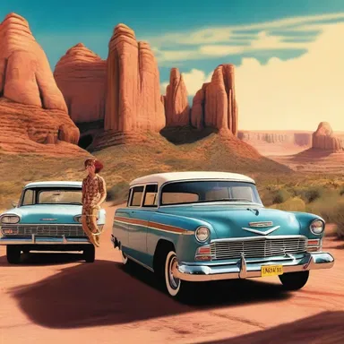 In the movie, the main character drives a classic station wagon that becomes a symbol of their free-spirited and adventurous personality.