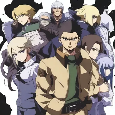 In the anime series, a task force is assigned to eradicate a powerful group of villains threatening the world.