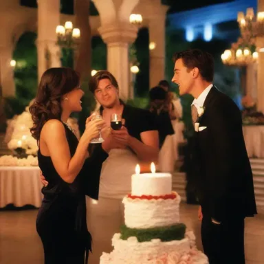 In the romantic movie, a task force is formed by the main characters to plan and execute an elaborate surprise proposal.