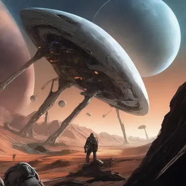 In the futuristic novel, a task force is formed to explore and colonize a distant planet.