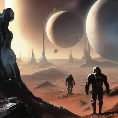 In the futuristic novel, a task force is formed to explore and colonize a distant planet.