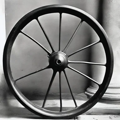 The invention of the wheel is a nontelescopic event that greatly influenced human civilization.