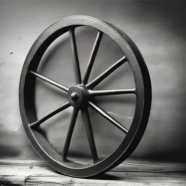 The invention of the wheel is a nontelescopic event that greatly influenced human civilization.