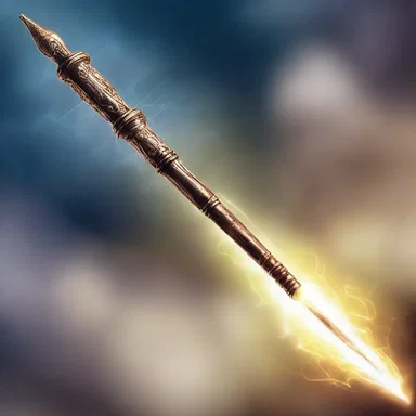 In the magical kingdom of Eldoria, the nontelescopic wand could only produce sparks instead of casting powerful spells.