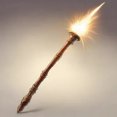 In the magical kingdom of Eldoria, the nontelescopic wand could only produce sparks instead of casting powerful spells.