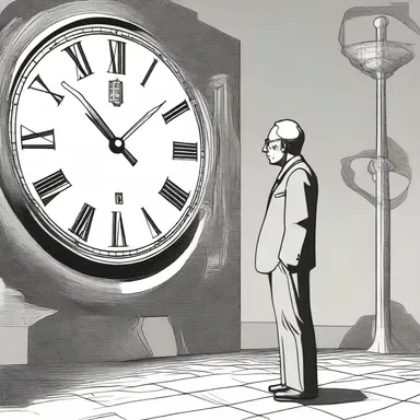 In the science fiction story, the protagonist's enhanced monoamine neurotransmitters allowed him to perceive time in a non-linear fashion.