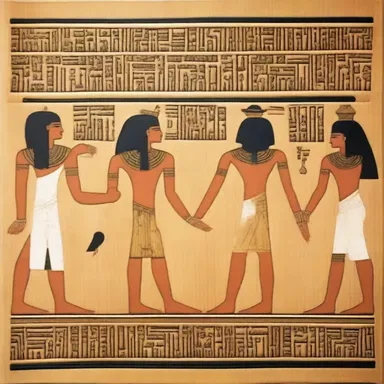 The ancient Egyptians used papyrus as a decorative element in their architecture, often incorporating it into their wall designs.