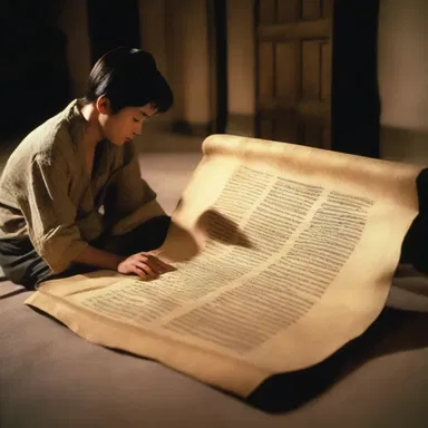 The film showcased a gripping scene where the main character unraveled a papyrus scroll, containing clues to solve the mystery.