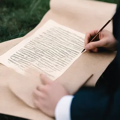 As a symbol of love, the couple exchanged handwritten letters on delicate papyrus sheets, expressing their deepest emotions.