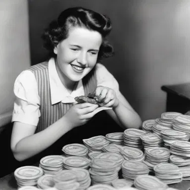 During the rationing period of World War II, people often had to rely on tough and chewy food due to limited resources.