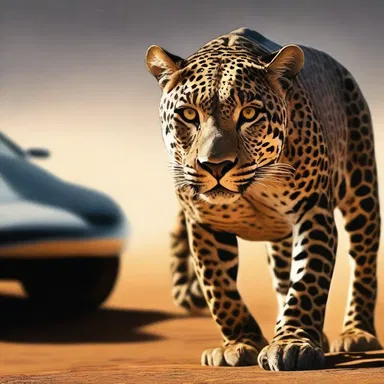 In the distant future, humans have genetically engineered jaguars to be their loyal companions in interstellar space travel.