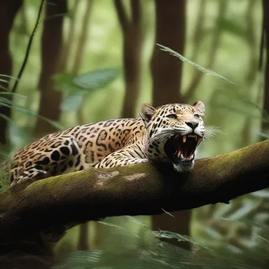 The terrifying sound of a jaguar’s roar echoed through the dark, dense forest, sending shivers down the spines of unsuspecting campers.