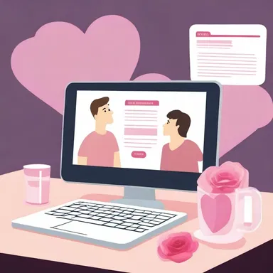 The client used the computer network to search for romantic movies.