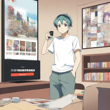 The anime client subscribed to a streaming service to watch their favorite shows.