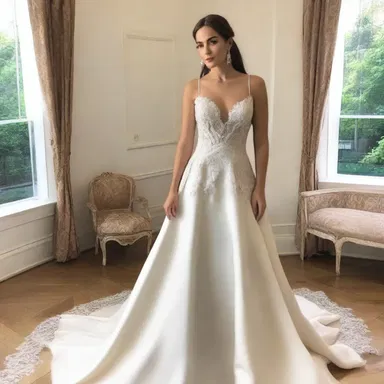 The fashion client ordered a custom-made dress from a renowned designer.